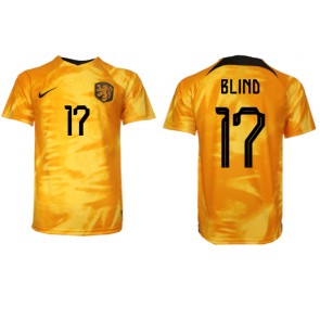 Holandia Daley Blind #17 Koszulka Podstawowych MŚ 2022 Krótki Rękaw